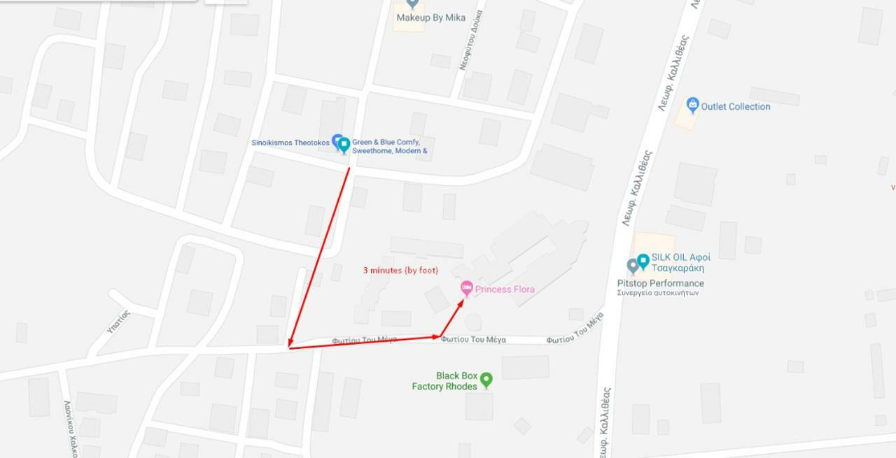 شقة Luxury - Comfy Center Rodos Asgourou المظهر الخارجي الصورة